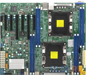 Мат плата supermicro MBD-X11DPL-I-B, 2x LGA3647(up140W), C621, 8xddr4, 10xsata3 (RAID 0/1/10/5), 2x1gbe, IPMI, PCIE3.0, M. 2, COM, VGA, ATX, bulk