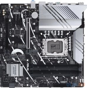 Материнская плата asus PRIME Z790M-PLUS soc-1700 intel Z790 4xddr5 matx AC`97 8ch (7.1) gblan RAID+HDMI+DP