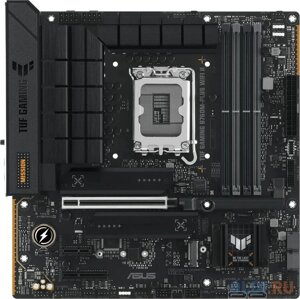 Материнская плата asus TUF gaming B760M-PLUS WIFI II soc-1700 intel B760 4xddr5 matx AC`97 8ch (7.1) 2.5gg RAID+HDMI+DP