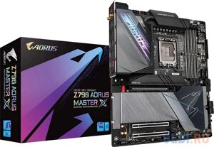 Материнская плата gigabyte Z790 AORUS master X soc-1700 intel Z790 4xddr5 ATX AC`97 6ch (5.1) 10gigabit RAID+DP