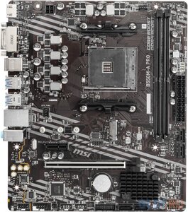 Материнская плата MSI B550M-A PRO soc-AM4 AMD B550 2xddr4 matx AC`97 8ch (7.1) gblan RAID+DVI+HDMI