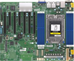 Материнская плата supermicro MBD-H12SSL-NT-B , AMD EPYC (socket SP3), 8xddr4, 16xsata (or 4xnvme), 2xm. 2, 2xdom, 2x10gbe (broadcom BCM57416), IPMI, 5xp