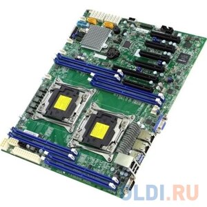 Материнская плата supermicro MBD-X10DRL-i-B soc-2011 ic612 ATX 8xddr4 10xsata3 SATA RAID i210 2хggbeth bulk