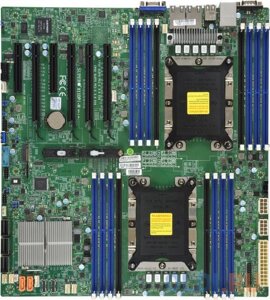 Материнская плата supermicro MBD-X11DPI-NT-B socket 3647 C622 16xddr4 4xpci-E 16x 2xpci-E 8x 14 EATX