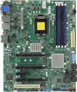 Материнская плата supermicro MBD-X11SAT-F-B socket 1151 C236 4xddr4 3xpci-E 16x 6 ATX