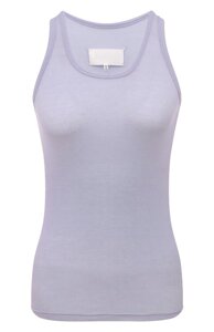 Майка из хлопка и шелка Maison Margiela