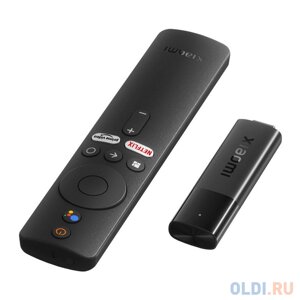 Медиаплеер xiaomi mi TV stick 4K black M24E (UHD, smart TV, android TV 9.0, USB 3.0, RAM 2GB, ROM 8GB, bluetooth, wi-fi ) (PFJ4122EU)