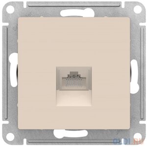 Механизм розетки SCHNEIDER ELECTRIC ATN000283 компьютерной atlas design rj45 беж.