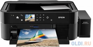 МФУ струйный Epson L850 black (A4, 6цв., принтер/сканер/копир, 5760х1440dpi, 37(38) ppm, СНПЧ, USB) (C11CE31404)