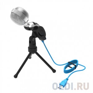 Микрофон Ritmix RDM-127 USB Black (проводной, всенаправленый,1,5м, USB)