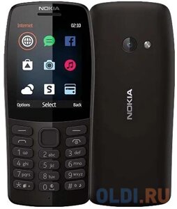 Мобильный телефон NOKIA 210 DS Black TA-1139, 2.4