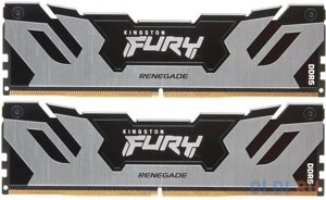 Модуль памяти DDR 5 DIMM 32gb PC54400, 6800mhz, kingston FURY renegade silver XMP CL36 (kit of 2) (KF568C36RSK2-32) (retail)