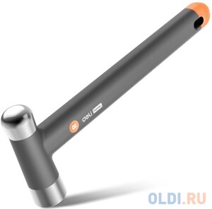 Молоток quot; Home Series Grayquot; Deli HT7008C вес бойка 250гр, эксклюзивный дизайн, рукоятка из высококачественного софттач пластика