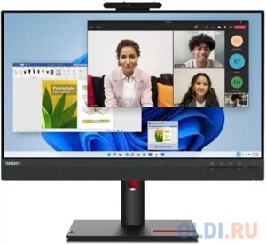 Монитор 23.8 lenovo thinkvision TIO24 (gen5) black (IPS,1920x1080, 4ms, 3in1 connection w/ tiny, DP, HDMI, USB hub, mic