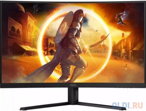 Монитор 32 AOC CQ32G4ve black (VA, изогнутый, 2560x1440, 180hz, 0.5 ms, 178°178°300 cd/m, 80M:1,2xhdmi 2.0, DP)