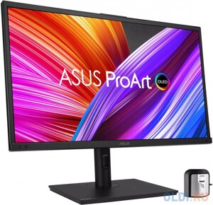 Монитор asus 27 proart PA27DCE-K черный IPS LED 0.1ms 16:9 HDMI матовая HAS piv 350cd 178гр/178гр 3840x2160 60hz DP 4K USB 9.4кг