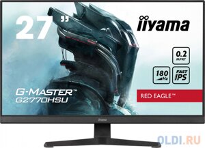 Монитор LCD 27 16:9 1920х1080(FHD) IPS, 240 hz, 300 cd/m2, H178°V178°1000:1, 80M:1, 16.7M, 0,1 ms, HDMI, DP, USB-hub, tilt, speakers, 3