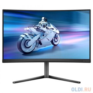 Монитор LCD 27 16:9 1920х1080(FHD) VA, curved, nonglare, 280 hz, 300 cd/m2, H178°V178°3000:1, 80M:1, 16.7M, 1ms, 2xhdmi, DP, height adj