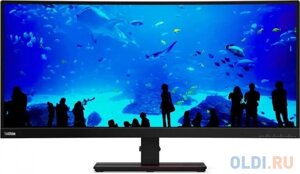 Монитор lenovo 34 thinkvision P34w-20 черный IPS LED 6ms 21:9 HDMI M/M HAS piv 300cd 178гр/178гр 3440x1440 60hz DP WQ HD 2K (1440p) USB 10.8кг