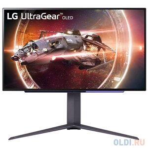 Монитор LG 26.5 ultragear 27GS95QE-B черный OLED LED 16:9 HDMI матовая HAS piv 275cd 178гр/178гр 2560x1440 240hz freesync premium pro DP QHD USB