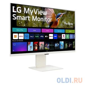 Монитор LG 31.5 myview 32SR83U-W белый IPS LED 16:9 HDMI M/M матовая HAS 400cd 178гр/178гр 3840x2160 60hz UHD USB 7.7кг