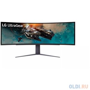 Монитор LG 49 UltraGear 49GR85DC-B черный VA LED 32:9 HDMI матовая HAS Piv 3000:1 450cd 178гр/178гр 5120x1440 240Hz FreeSync Premium Pro DP 2K U