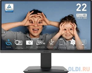 Монитор MSI 21.5 pro MP223 E2 черный VA LED 16:9 HDMI матовая 3000:1 250cd 178гр/178гр 1920x1080 100hz DP FHD 2.4кг