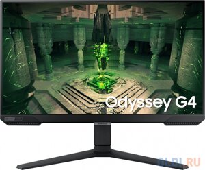 Монитор Samsung 27 Odyssey G4 S27BG400EI черный IPS LED 16:9 HDMI полуматовая HAS Piv 400cd 178гр/178гр 1920x1080 FreeSync Premium DP FHD 5.3кг