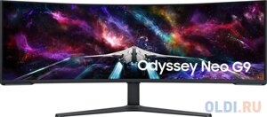 Монитор Samsung 57 Odyssey Neo G9 S57CG952NI черный VA LED 32:9 HDMI полуматовая HAS Piv 420cd 178гр/178гр 7680x2160 240Hz FreeSync Premium Pro