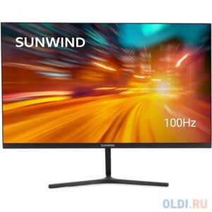 Монитор sunwind 23.8 SM-24FI223 черный IPS LED 6ms 16:9 HDMI M/M матовая 250cd 178гр/178гр 1920x1080 100hz VGA DP FHD 3.0кг