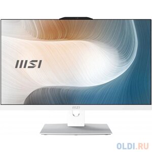 Моноблок MSI Modern AM242P 1M-1022XRU 23.8 Full HD Core 5 120U (1.4) 16Gb SSD512Gb Graphics noOS GbitEth WiFi BT 120W клавиатура мышь Cam белый