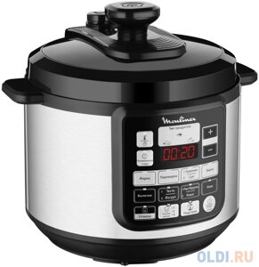 Мультиварка-скороварка Moulinex CE620D32 5л 1000Вт серебристый/черный