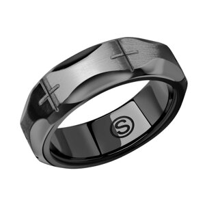 Мужское стальное кольцо SOKOLOV