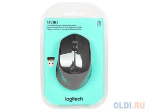 Мышь (910-004287) Logitech Wireless Mouse M280 Black EWR