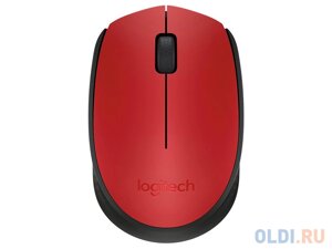 Мышь (910-004641) Logitech Wireless Mouse M171, Red