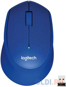 Мышь беспроводная Logitech M330 синий USB + радиоканал