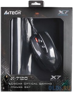 Мышь проводная A4TECH X-7120 чёрный USB