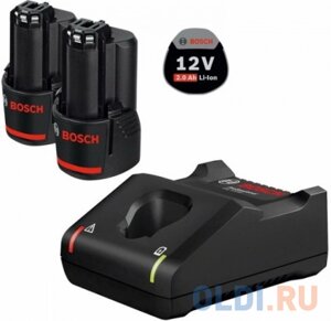 Набор BOSCH GBA 12 в 2.0 A*ч + зу GAL12V-40 (1600A019R8) 2 акк 12 в 2,0 ач