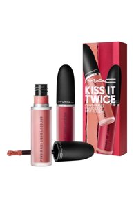 Набор для губ Kiss It Twice Powder Kiss Liquid Duo Best-Sellers MAC