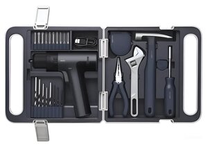 Набор инструментов с дрелью Xiaomi Hoto Impact Drill Tool Box (QWDZGJ002) Gray