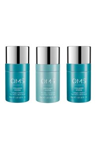 Набор "Интенсивное обновление" c коллагеном Collagen + Exfoliant Set Strong (3x30ml) QMS MEDICOSMETICS