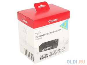 Набор картриджей canon PGI-29 MBK/PBK/DGY/GY/LGY multi для PRO-1