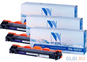 Набор картриджей NV-Print NV-TN1075T-SET3 1000стр Черный