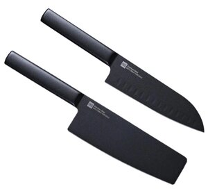 Набор кухонных ножей Xiaomi Huo Hou Black Heat Knife Set (2 psc)