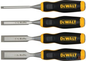 Набор стамесок dewalt 4 шт, 6, 12, 18, 25 мм DWHT0-16063