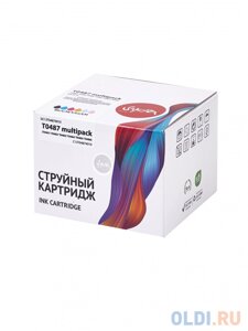 Набор струйных картриджей Sakura C13T04874010 (T0487-T0481/ T0482/ T0483/ T0484/ T0485/ T0486) для Epson Stylus Photo R200/R220/RX300/R300/R300M/R320/