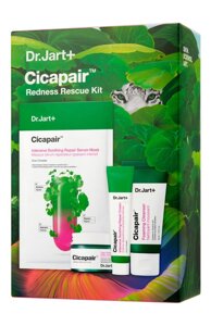 Набор успокаивающих средств для лица Redness Rescue (25g+30ml+2x15ml) Dr. Jart+