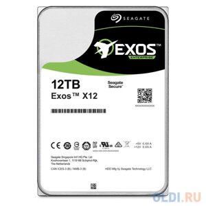 Накопитель на жестком магнитном диске Seagate Жесткий диск Exos X14 HDD 12TB 512E ST12000NM0038 3.5 SAS 12Gb/s 256Mb 7200rpm