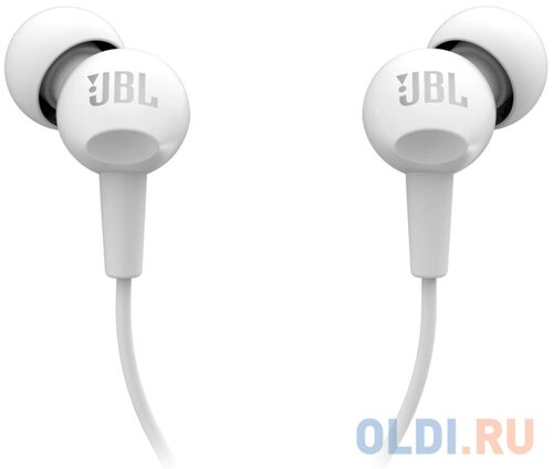 Наушники проводные JBL C100SI гарнитура белые ( JBL C100SI WHT)