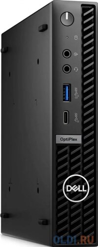 Неттоп Dell Optiplex 7020 Plus Micro i5 14500 (2.6) 8Gb SSD512Gb UHDG 770 Linux Ubuntu GbitEth WiFi BT 180W мышь клавиатура черный (7020P-5820)